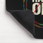 Hände weg Protest Sozialversicherung und Medicare Mousepad (Ecke)