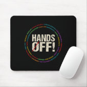 Hände weg Protest Sozialversicherung und Medicare Mousepad (Mit Mouse)