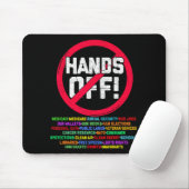 Hände weg Protest Sozialversicherung und Medicare Mousepad (Mit Mouse)