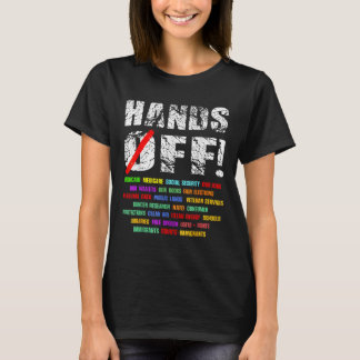 Hände weg Protest Sozialversicherung und Medicare  T-Shirt