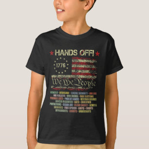 Hände weg Protest Sozialversicherung und Medicare T-Shirt