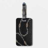 HÄNDE WEG vom Gepäckanhänger mit Luxusüberraschung (Rückseite vertikal)