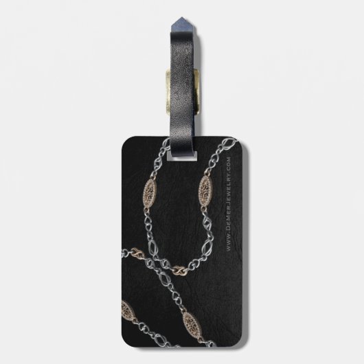 HÄNDE WEG vom Gepäckanhänger mit Luxusüberraschung (Rückseite vertikal)