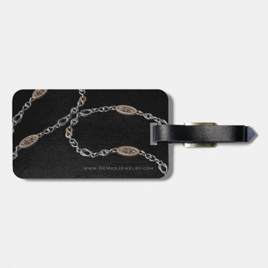 HÄNDE WEG vom Gepäckanhänger mit Luxusüberraschung (Rückseite horizontal)