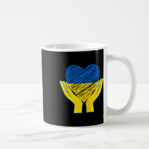 Hände weg von der Ukraine bei ukrainischen Protest Kaffeetasse