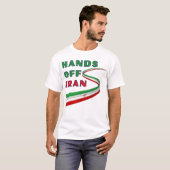 Hände weg von Iran T-Shirt (Vorne ganz)