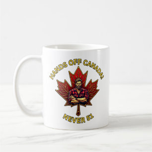 Hände weg von Kanada, Nie 51, Ahornleaf Lumberjack Kaffeetasse