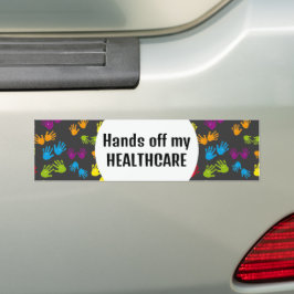 Hände weg von meinem Autoaufkleber für das Gesundh