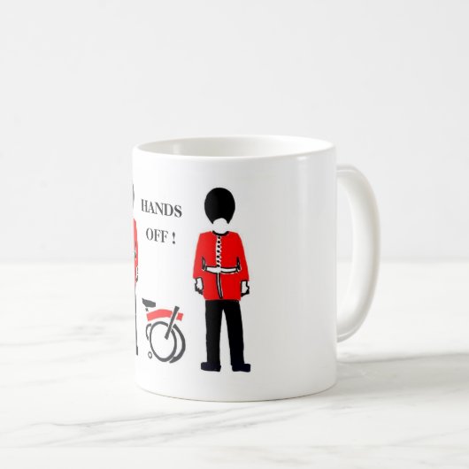 Hände weg von meinem Brompton Kaffeetasse (VorderseiteRechts)