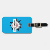 Hände weg von meinem Gepäck-Funny-Shark-Angriff Gepäckanhänger (Vorderseite horizontal)