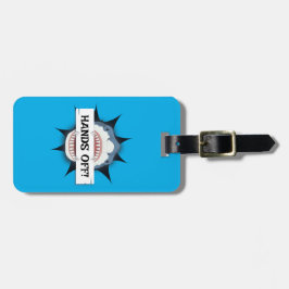 Hände weg von meinem Gepäck-Funny-Shark-Angriff Gepäckanhänger