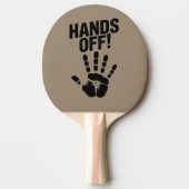 Hände weg von meinem Land mein Körper Medicare Pol Tischtennis Schläger (Vorderseite)