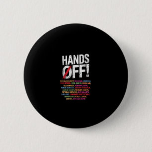 Hände weg von meinem Protest der Sozialversicherun Button