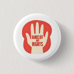 Hände weg von meinen Rechten – Gleichheit  Button