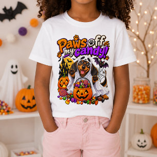 Hände weg von meinen Süßigkeiten Lustiger Dachshun T-Shirt