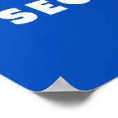 Hände weg von meiner sozialen Sicherheit Poster (Ecke)