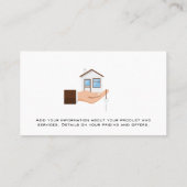 Händehaus | Eigenschaft Visitenkarte (Rückseite)