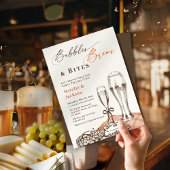 Händehautblasen Brauen & Bites Paare Dusche Einladung