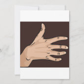 Handeinladungen Einladung (Vorderseite)