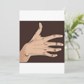 Handeinladungen Einladung (Stehend Vorderseite)