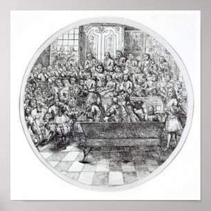 Händel, ein Oratorium, c.1740 Poster