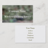 HANDEL, FENSTERREICHUNG VISITENKARTE (Vorne/Hinten)