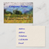 HANDEL, FENSTERREICHUNG VISITENKARTE (Vorne/Hinten)