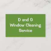 HANDEL, FENSTERREICHUNG VISITENKARTE (Rückseite)