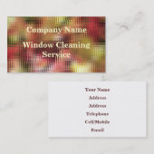 HANDEL, FENSTERREICHUNG VISITENKARTE (Vorne/Hinten)