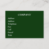 HANDEL. MALERIN. VISITENKARTE (Rückseite)