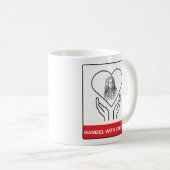 HANDEL MIT CARE Funny Classic Music Composer Kaffeetasse (VorderseiteRechts)