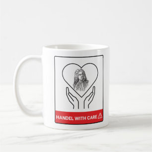 HANDEL MIT CARE Funny Classic Music Composer Kaffeetasse