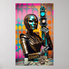 Handel mit Cyborg-Künsten - Kunst der Ken-Magie Poster