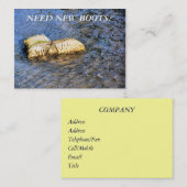 HANDEL. NEUE BOOTE. UK VISITENKARTE (Vorne/Hinten)