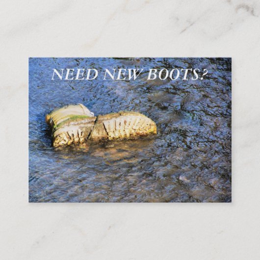 HANDEL. NEUE BOOTE. UK VISITENKARTE (Vorderseite)