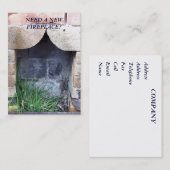 HANDEL. NEUE FIREPLACES. VISITENKARTE (Vorne/Hinten)