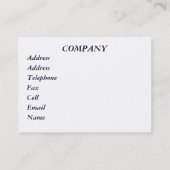 HANDEL. NEUE FIREPLACES. VISITENKARTE (Rückseite)