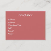 HANDEL - PLUMBERN VISITENKARTE (Rückseite)