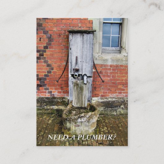 HANDEL - PLUMBERN VISITENKARTE (Vorderseite)