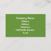 HANDEL - PLUMBERN VISITENKARTE (Vorderseite)