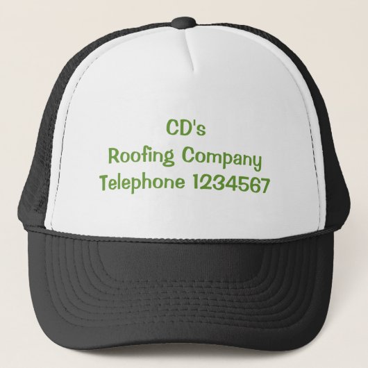 HANDEL, ROOFING TRUCKERKAPPE (Vorderseite)