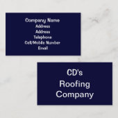 HANDEL, ROOFING VISITENKARTE (Vorne/Hinten)