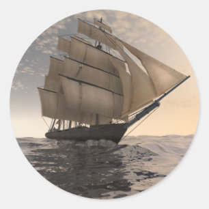 Handel Runder Aufkleber