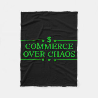 Handel über Chaos Trump macht Amerika wohlhabend A Fleecedecke