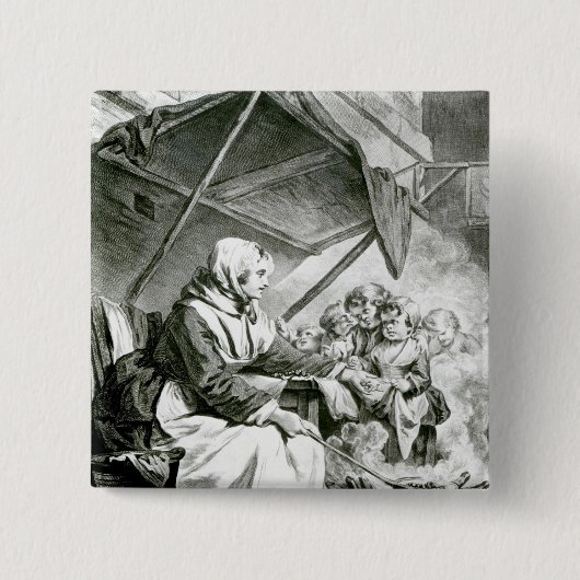 Handel über Kastanien Button (Vorderseite)