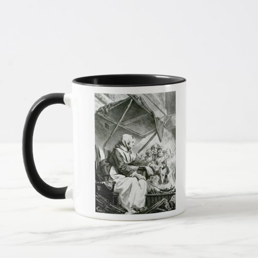 Handel über Kastanien Tasse (Links)