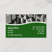 Handel und Reparatur von Golfwagen Visitenkarte (Vorderseite)