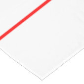 Handel zeigt Weißes Rot 52 x 70 QR Code Tischdecke (Schrägansicht)