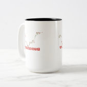 HANDEL  ZWEIFARBIGE TASSE (Vorderseite Links)