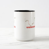 HANDEL  ZWEIFARBIGE TASSE (Mittel)